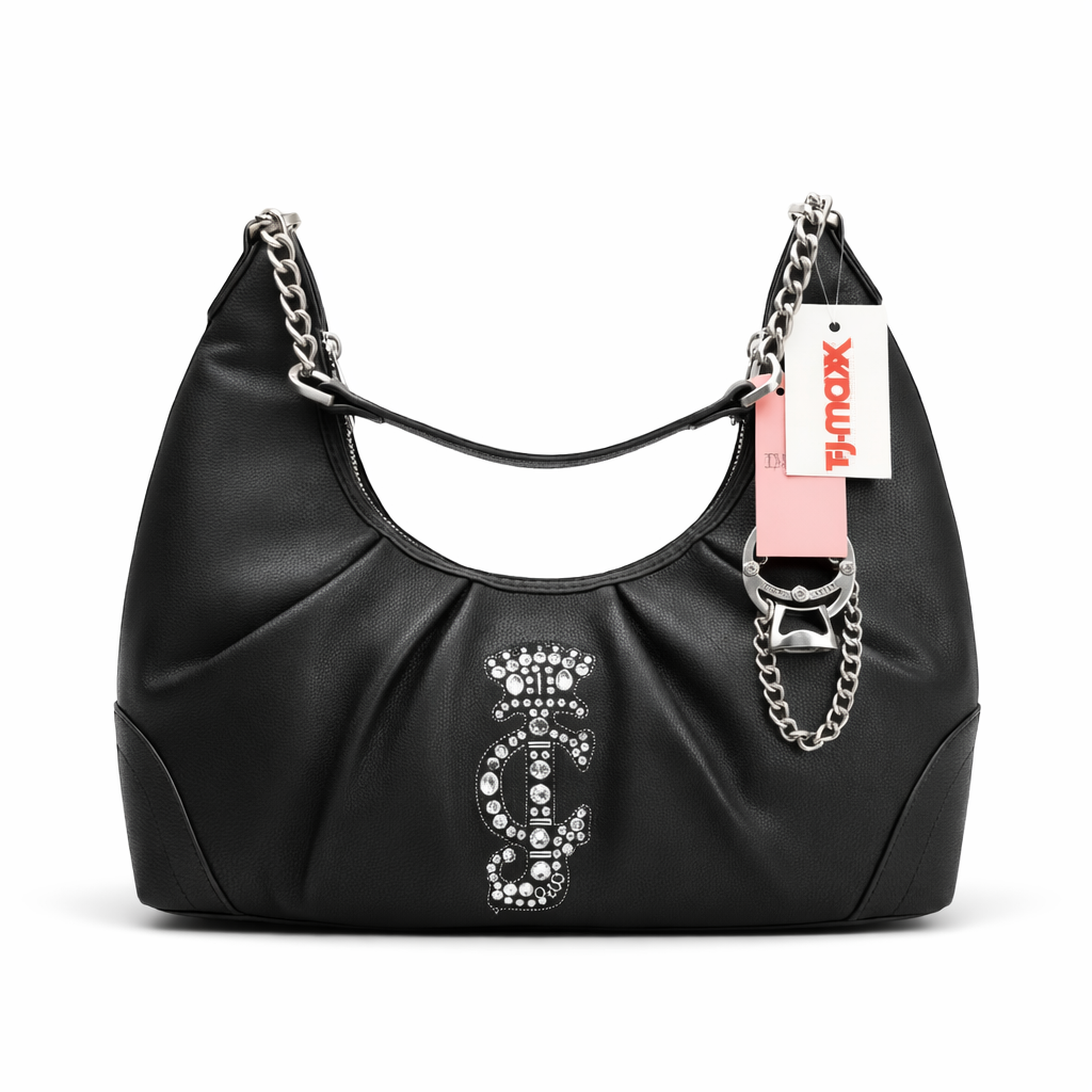 Stylish Black Chain Shoulder Bag for Women
