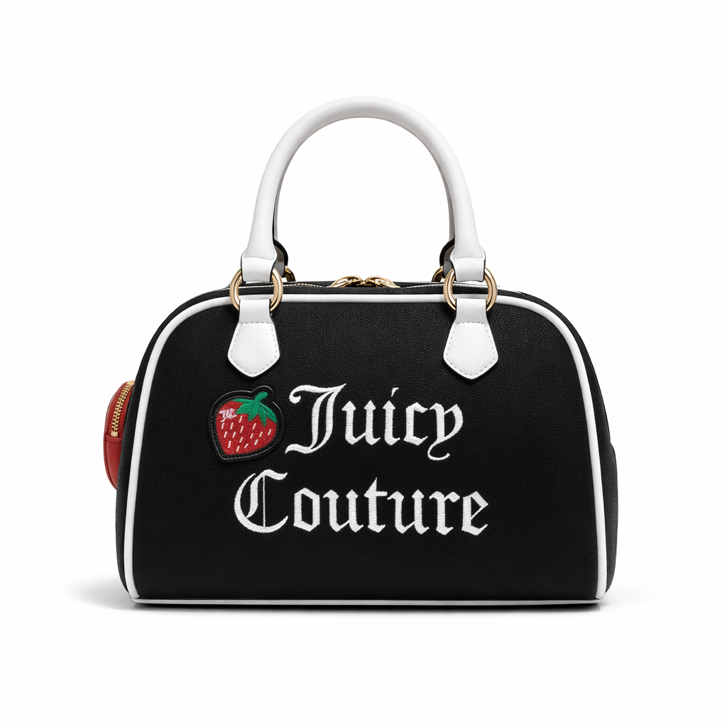 Stylish Black Strawberry Handbag for Women