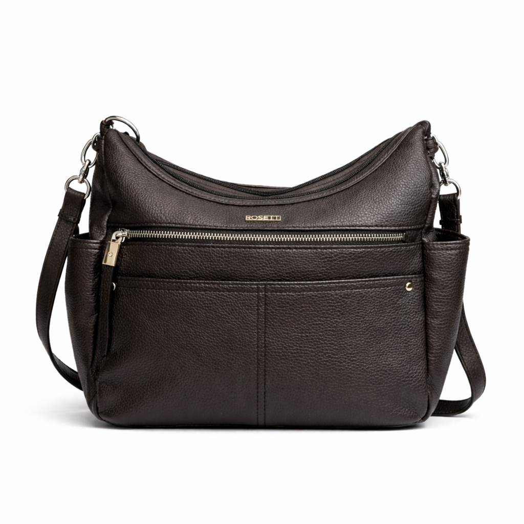 Classic Dark Brown Shoulder Bag for Women
