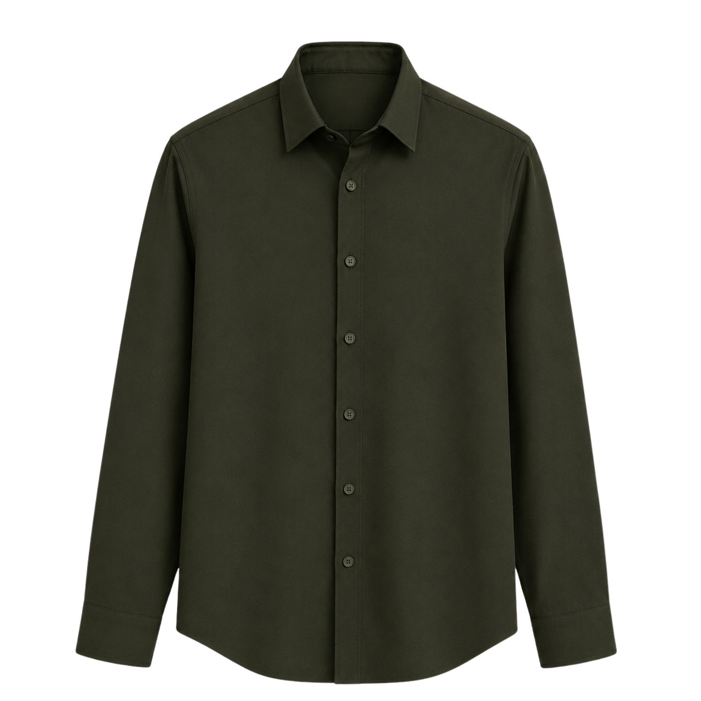 Forest Olive FlexWeave Dress Shirt