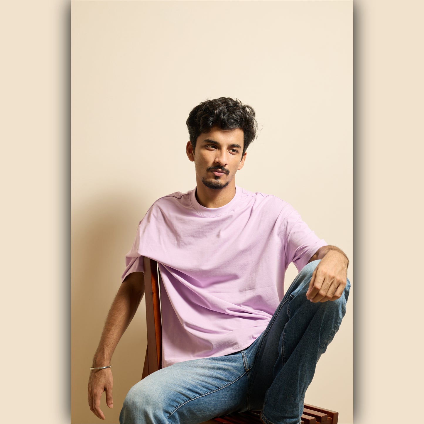 Lavender Drop Shoulder T-Shirt