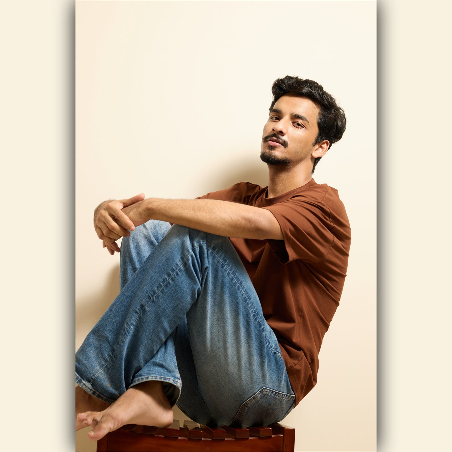 Coffee Drop Shoulder T-Shirt