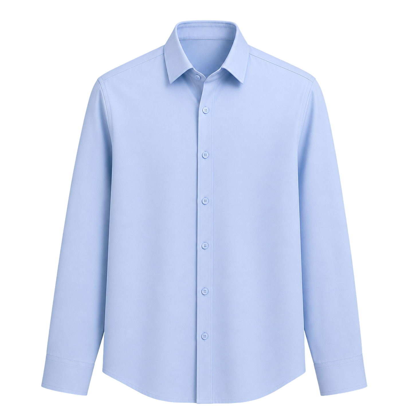 Powder Blue Micro Stretch Formal Shirt