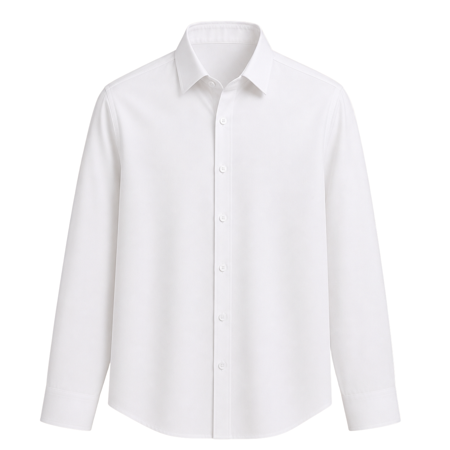Pure White FlexWeave Dress Shirt