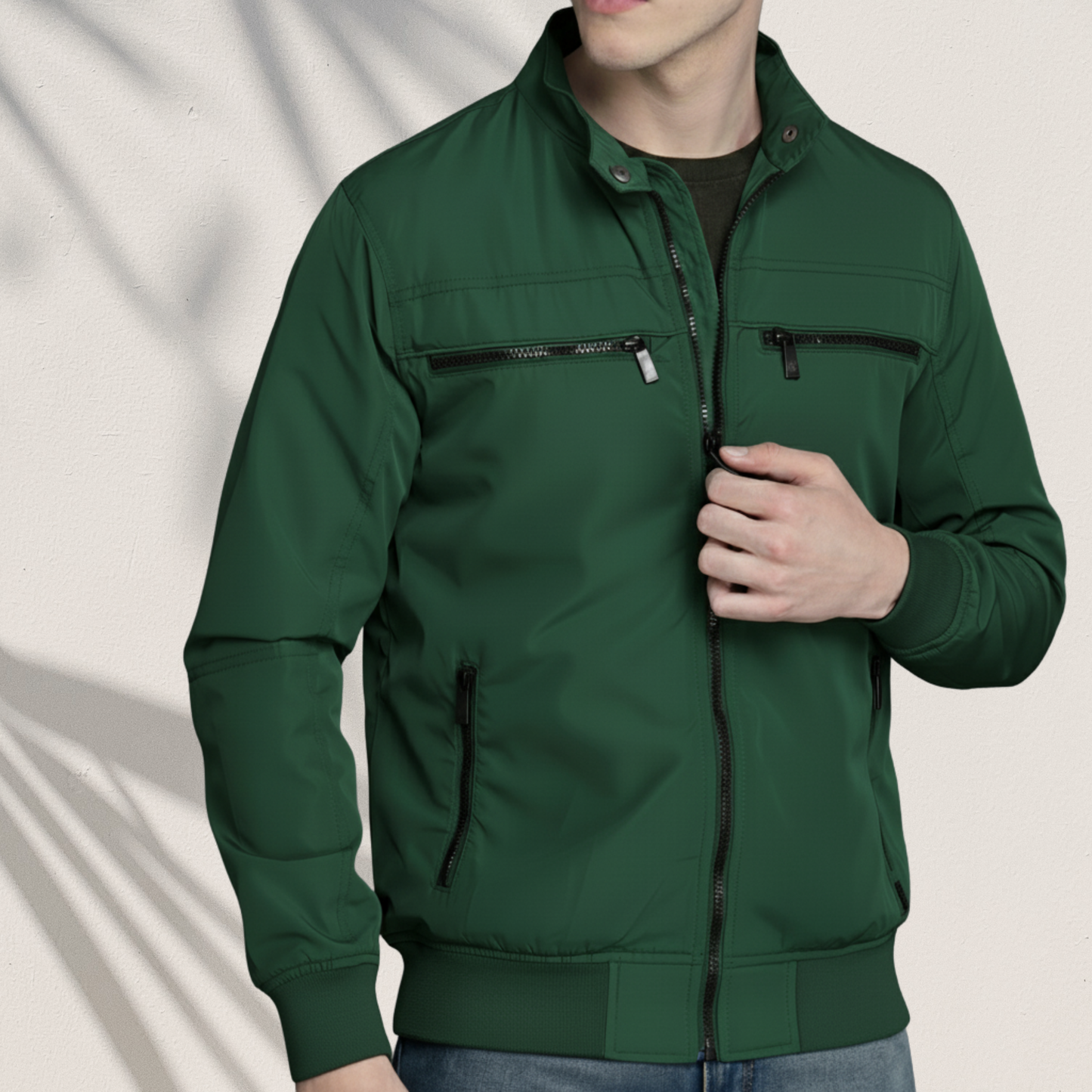 SKN-002 Green City Rider Jacket