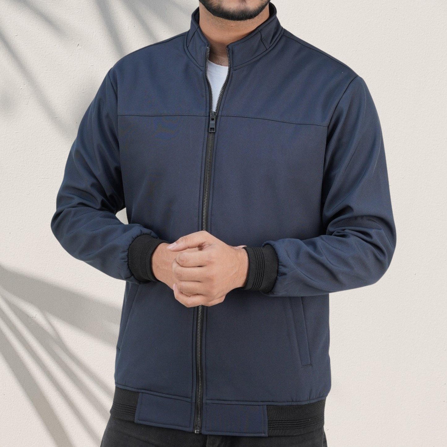 BH-470 Midnight Navy Premium Zip-Up Jacket