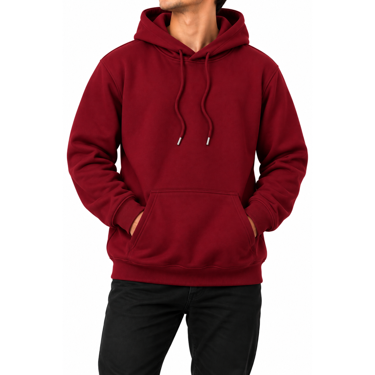 Mount Blue Premium Pullover Hoodie | Maroon