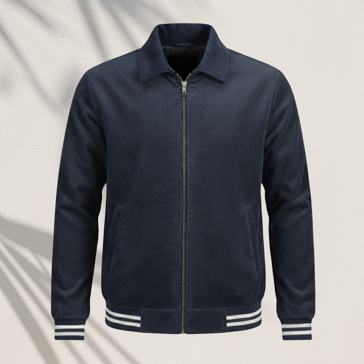 SF-150 | Classic Cord Jacket | Deep Navy Blue