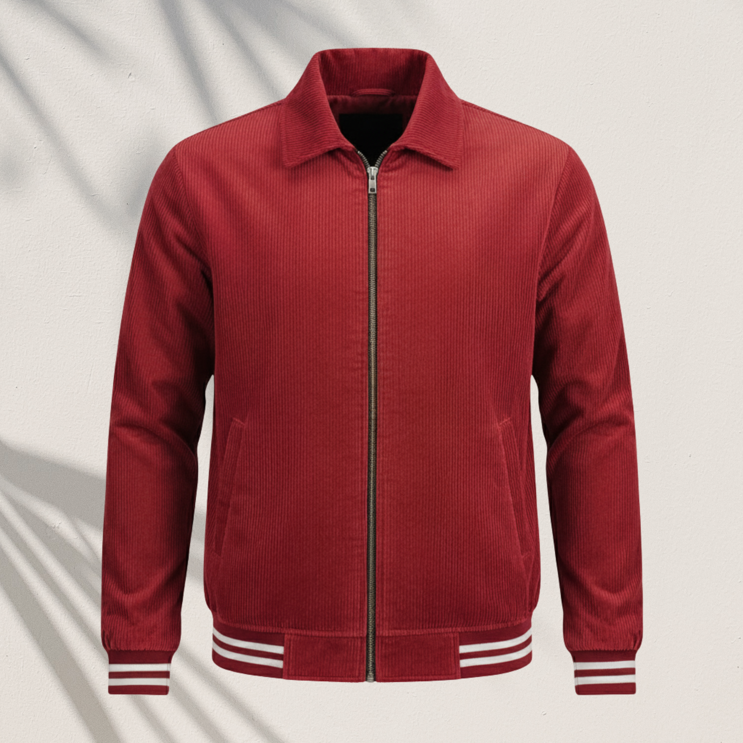 SF-120 | Classic Corduroy Jacket | Wine Red