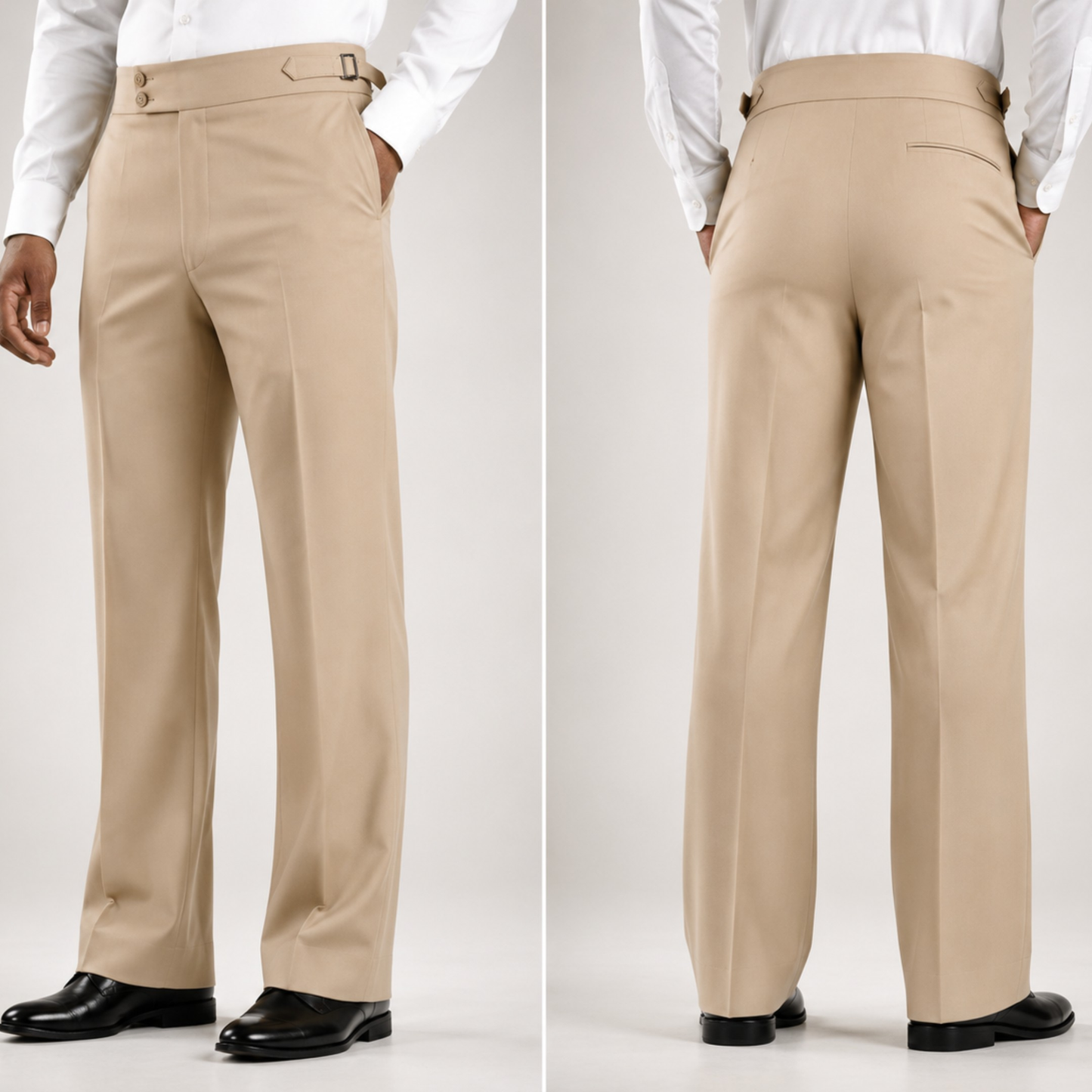 Premium Bootcut Gurkha Pants - Desert Sand