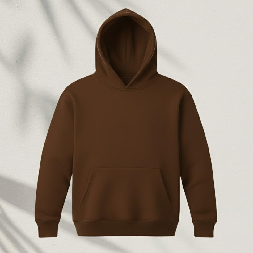 CF-101 | Premium Solid Drop Hoodie | Mocha