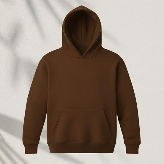 CF-101 | Premium Solid Drop Hoodie | Mocha