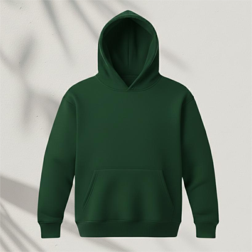 CF-105 | Premium Solid Drop Hoodie | Hunter Green