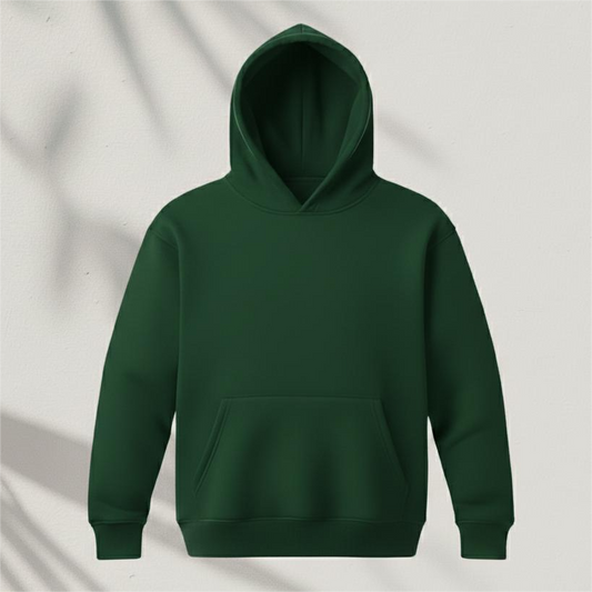 CF-105 | Premium Solid Drop Hoodie | Hunter Green