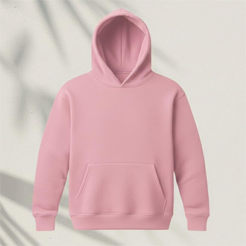 CF-106 | Premium Solid Drop Hoodie | Cotton Candy