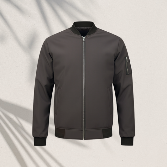 Men’s V-7 V-Neck Jacket – Dark Coffee Premium Quality