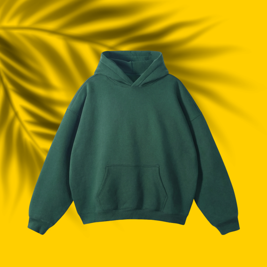 CF-105 | Premium Solid Drop Hoodie | Hunter Green