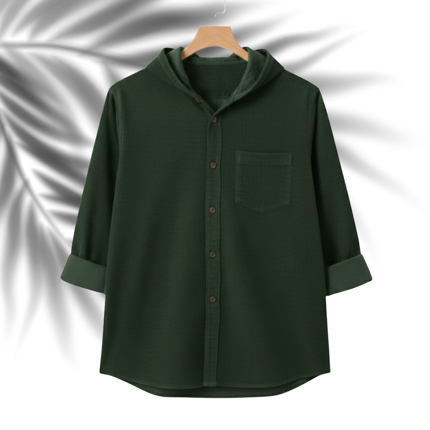 CD-006 Classic Green Hoodie Shirt for Men