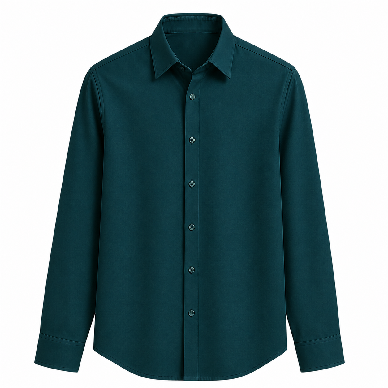 Dark Teal FlexWeave Dress Shirt