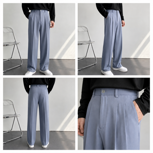 Light Blue Baggy Fit Pant