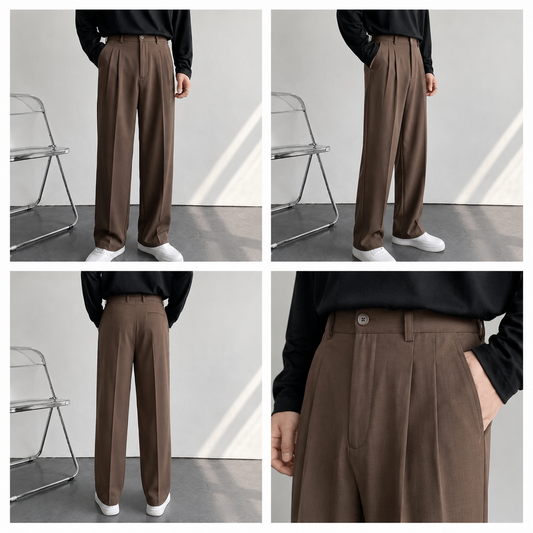 Brown Baggy Fit Pant