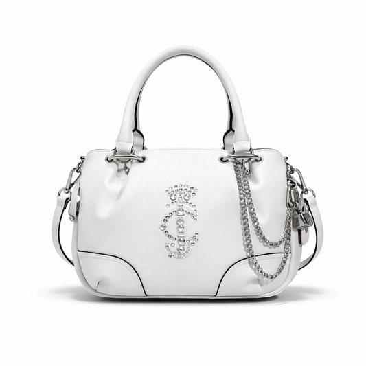 Elegant White Chain Handbag for Women