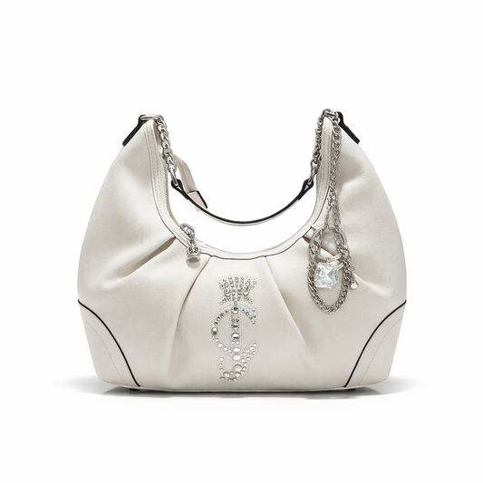 Luxury White Chain Shoulder Bag for Women