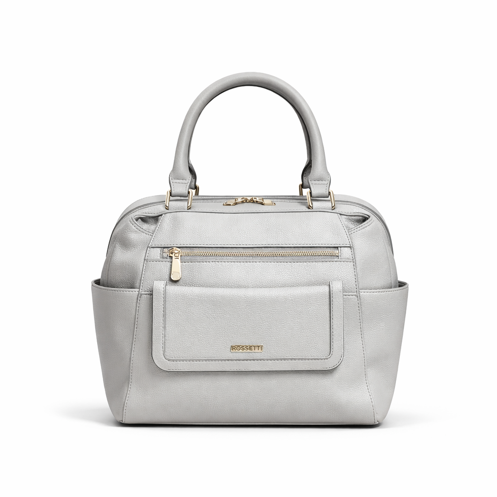 Elegant Light Grey Handbag for Women