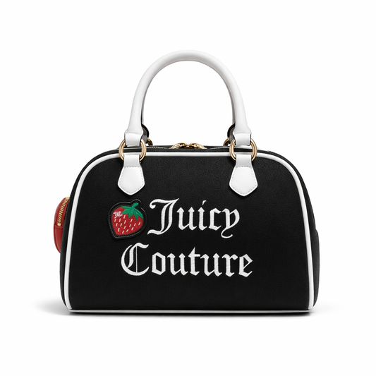 Stylish Black Strawberry Handbag for Women