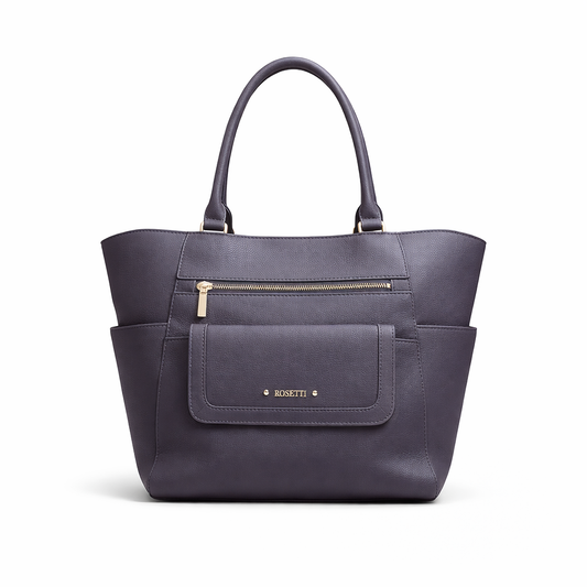 Elegant Purple Tote Handbag for Women