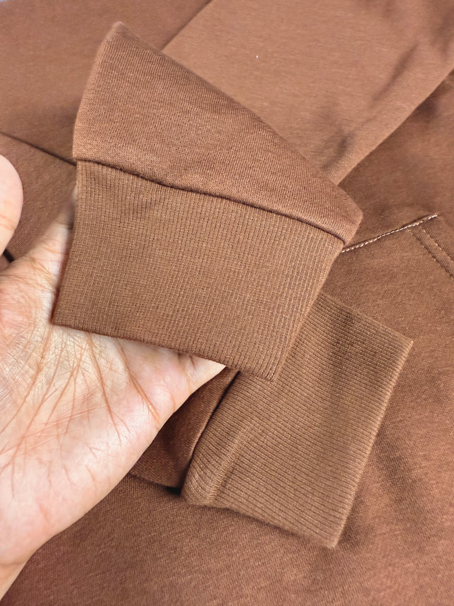 CF-101 | Premium Solid Drop Hoodie | Mocha