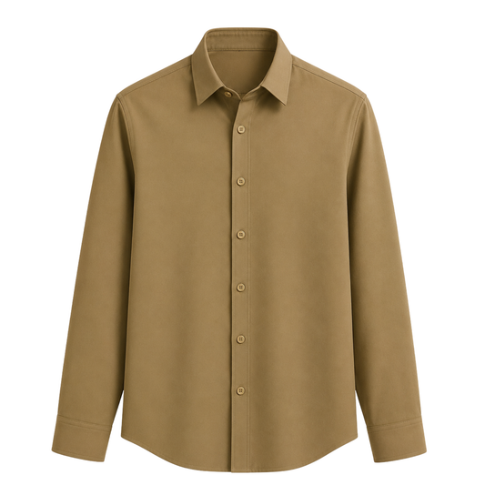 Desert Sand FlexWeave Dress Shirt