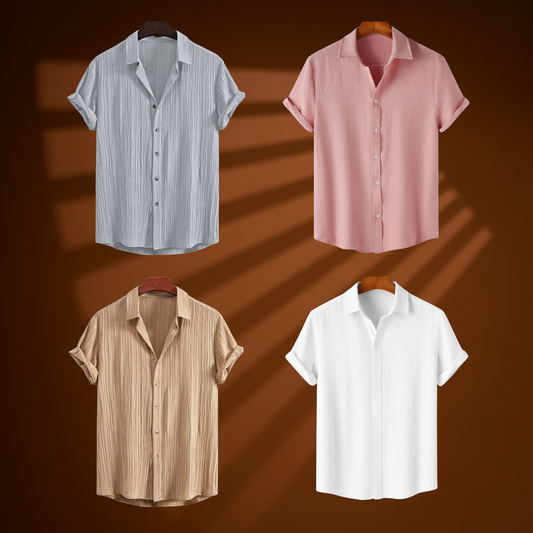 Grey Haze (H-803) + Pink Charm (H-640) + Beige Breeze (H-804) + White Calm (H-709)