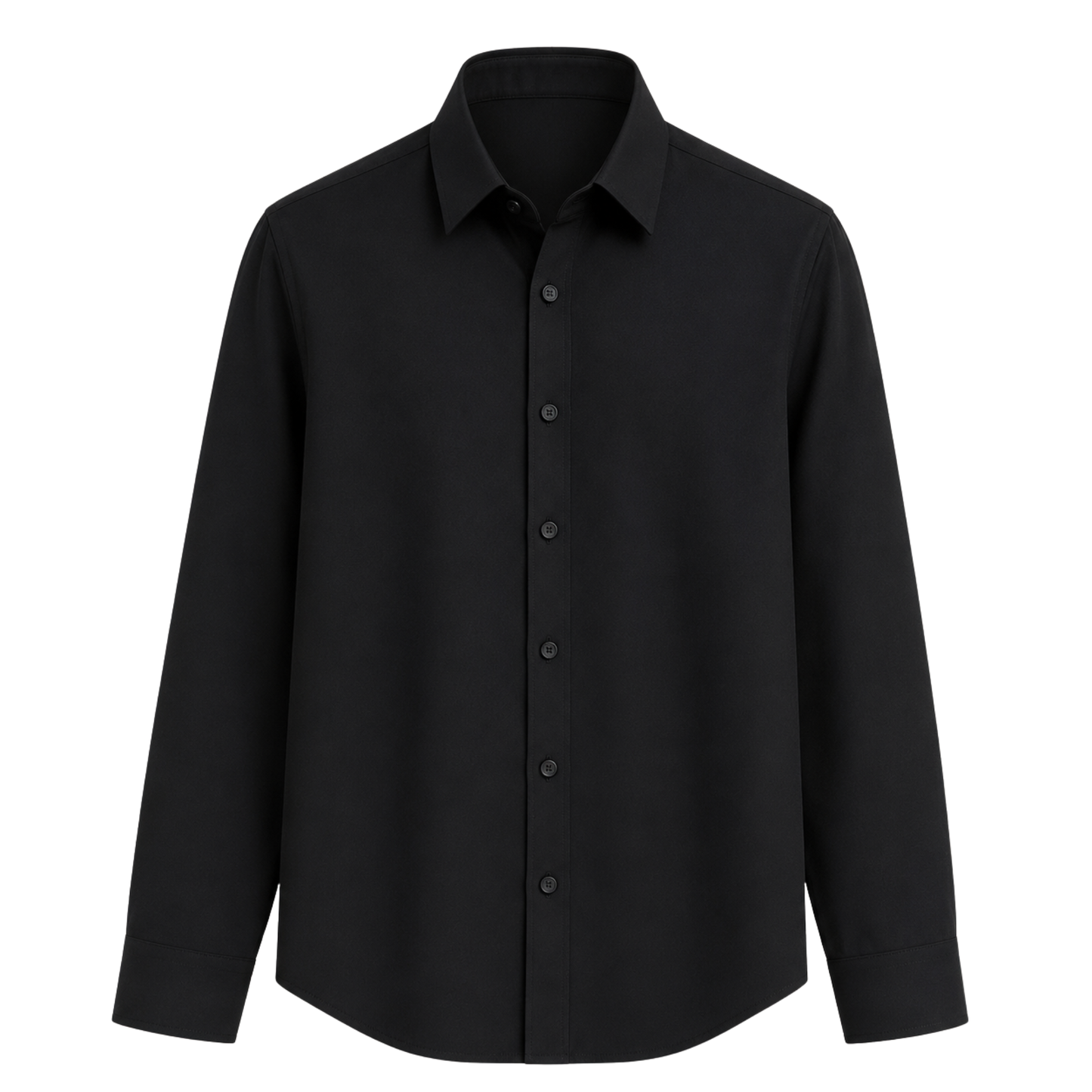 Jet Black FlexWeave Dress Shirt