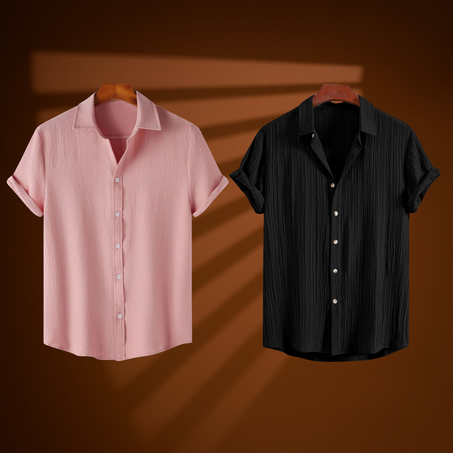 Midnight Crinkle (H-801) + Pink Charm (H-640)