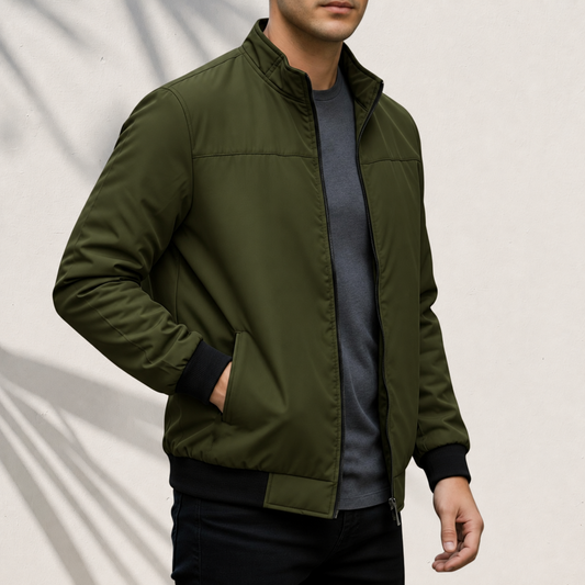 🖤 The SKN-75 Tactical Olive High-Neck Jacket