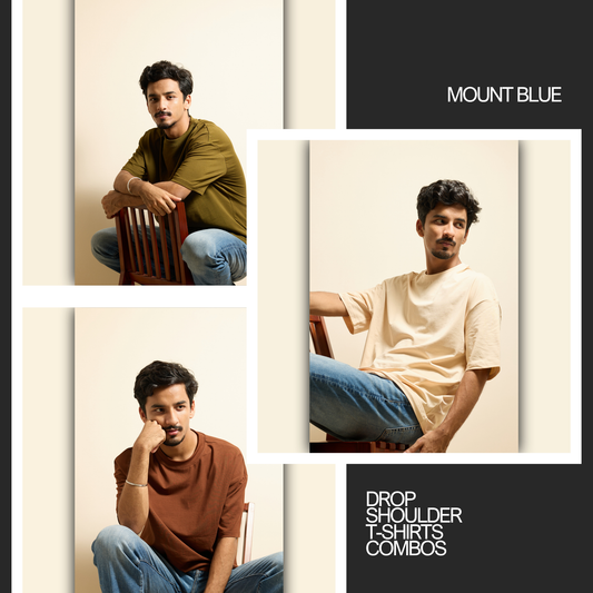 Olive, Beige and Coffee T-Shirts Combo