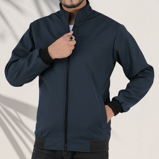 BH-470 Midnight Navy Premium Zip-Up Jacket