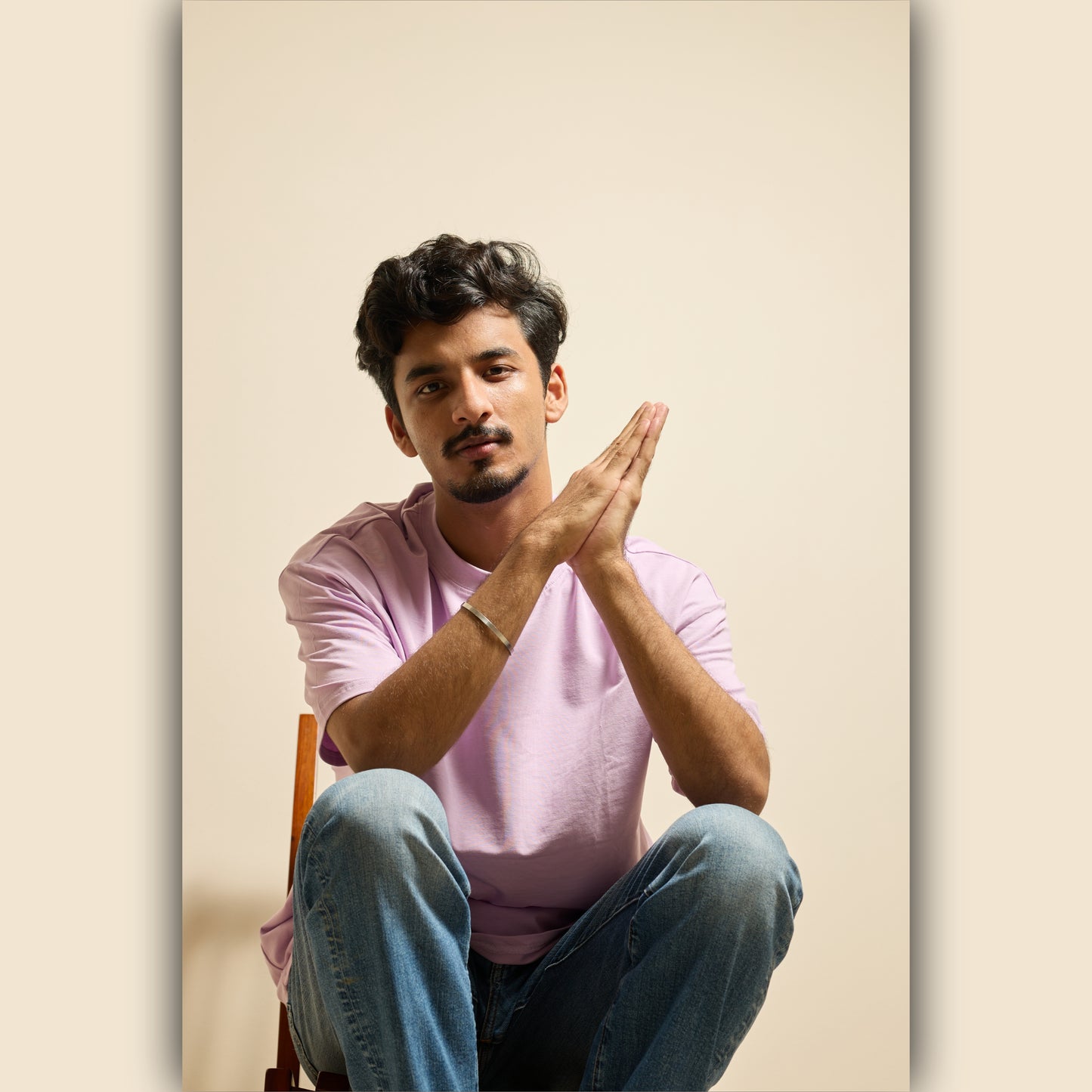 Lavender Drop Shoulder T-Shirt