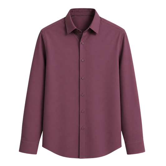 Plum Ash FlexWeave Dress Shirt