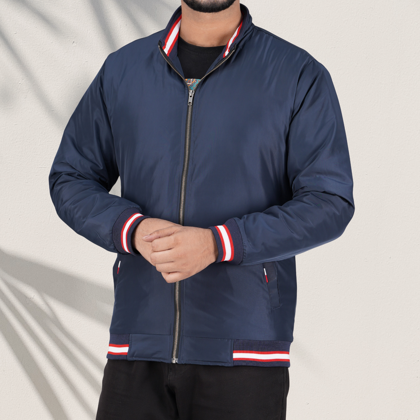 Sporty Deep Navy RP-310 Lightweight Zipper Jacket