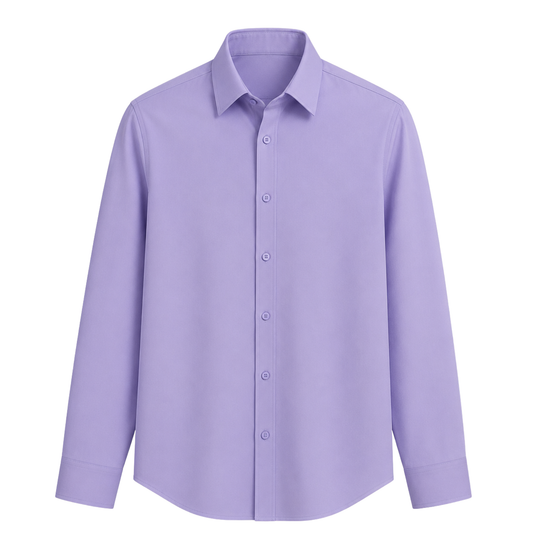 Soft Lilac FlexWeave Dress Shirt
