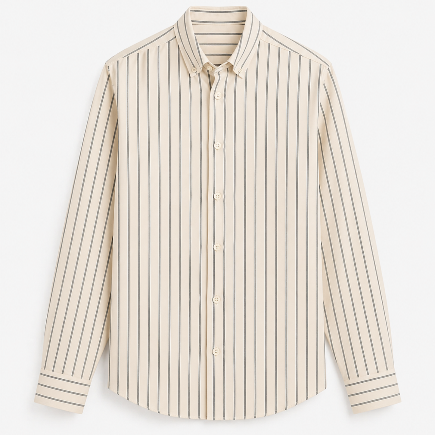 Premium Slim Fit Striped Cotton Shirt| S-0001