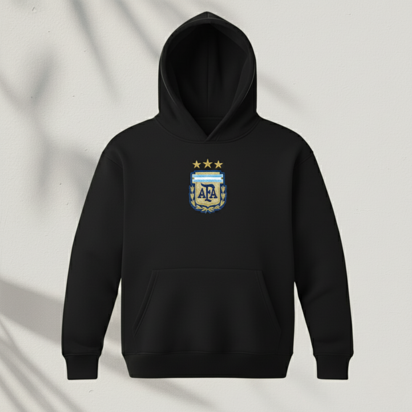 | Premium Black ARGENTINA Drop Hoodie | FAN EDITION
