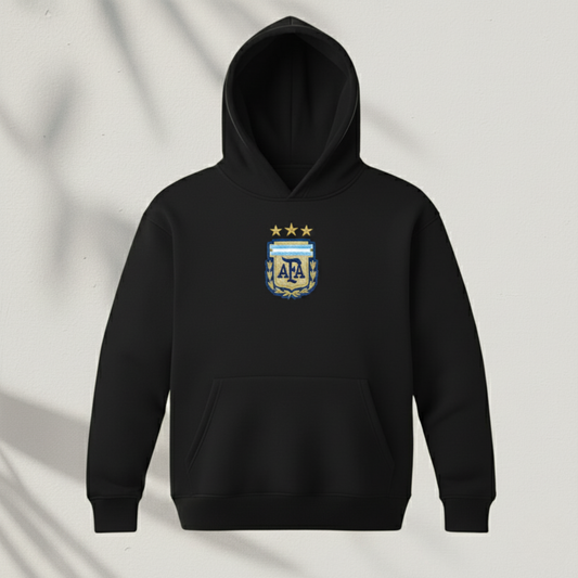 | Premium Black ARGENTINA Drop Hoodie | FAN EDITION
