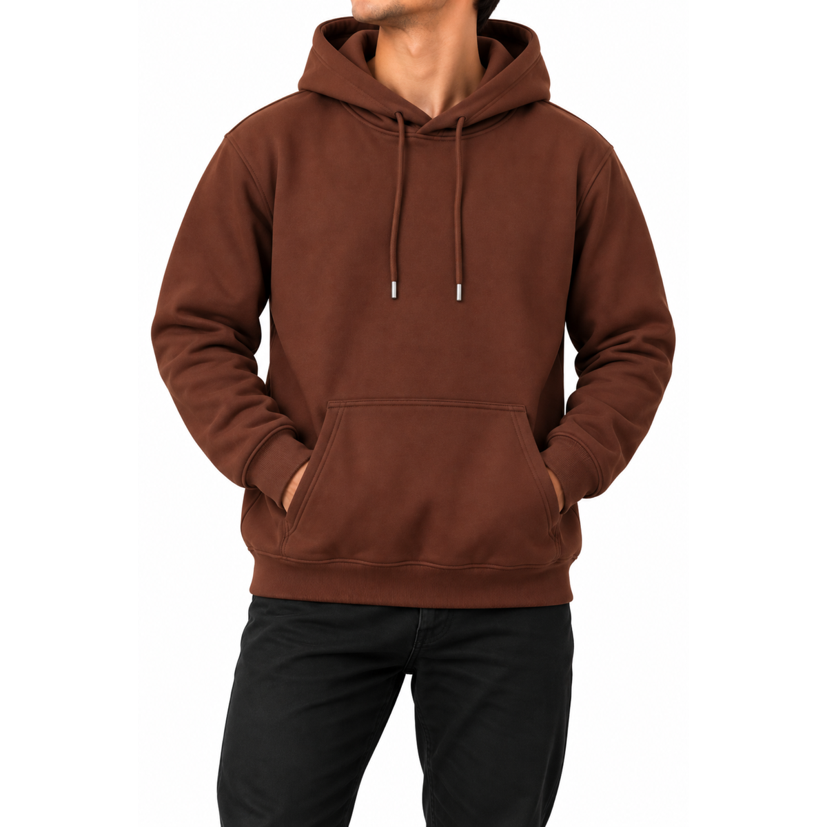 Mount Blue Premium Pullover Hoodie | Brown