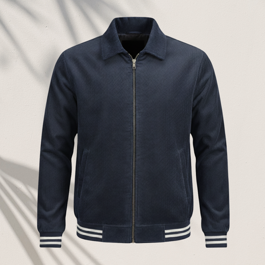 SF-150 | Classic Cord Jacket | Deep Navy Blue