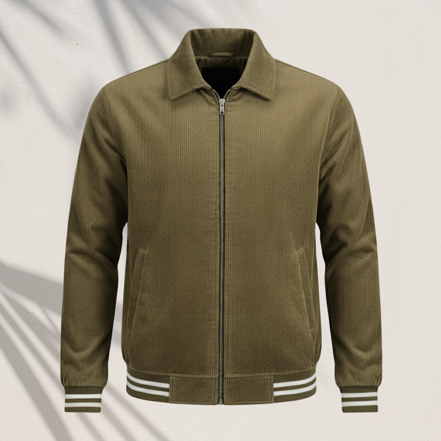 SF-130 | Essential Cord Jacket | Khaki Green