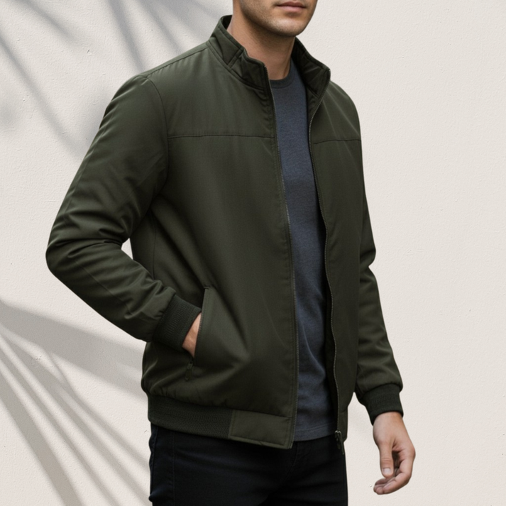 🖤 The SKN-75 Tactical Olive High-Neck Jacket – Mount Blue