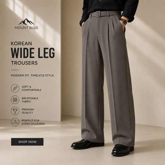 Premium Korean Wide Leg Pant | Stone Taupe